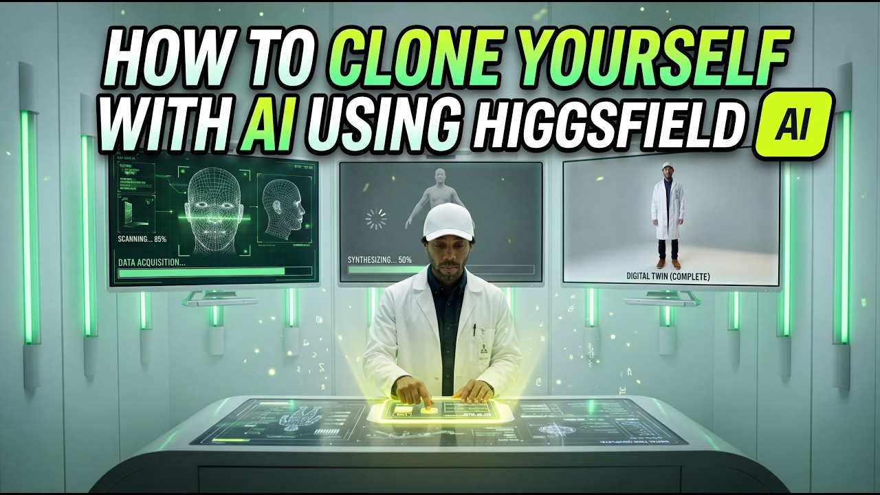 How I Clone Myself With AI (Character Cloning Guide - Higgsfield AI Workflow)
