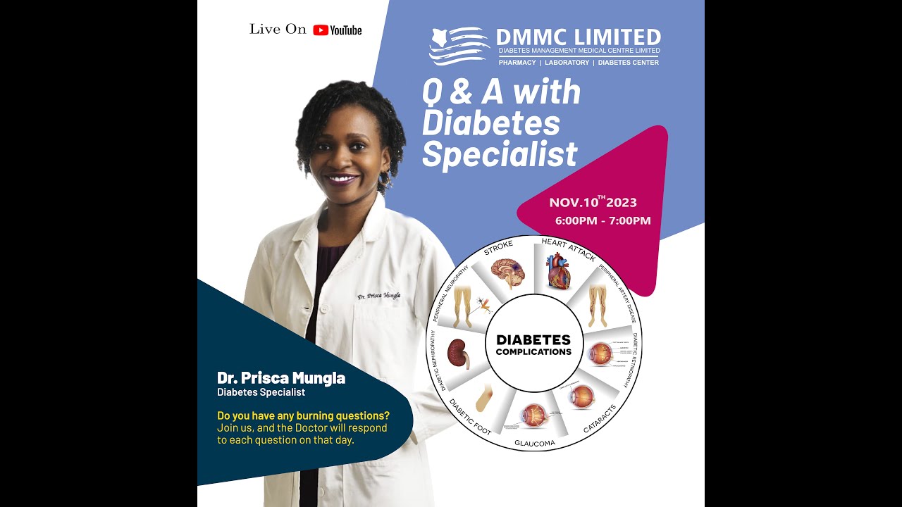 Q & A Podcast Session with Diabetes Specialist (Dr. Prisca Mungla)