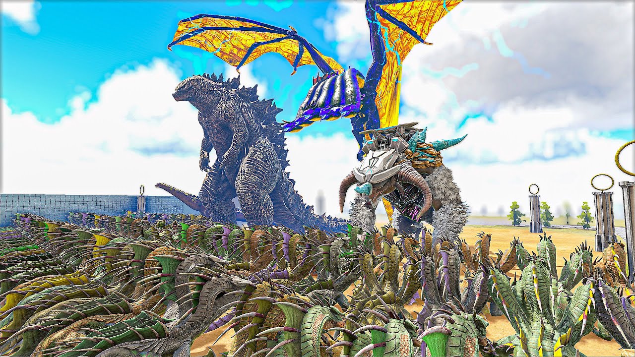 Atlas Hydra VS Vanilla & Mod Bosses | ARK Mod Battle Ep.161