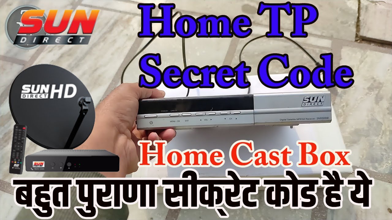 How to Change Sun Direct Dish Home TP | Secret Code Home TP