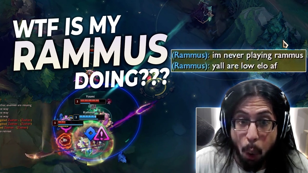my jungler held me hostage after locking in rammus