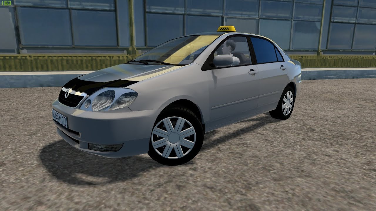 City Car Driving 1.5.7 Toyota Corolla E120 TAXI