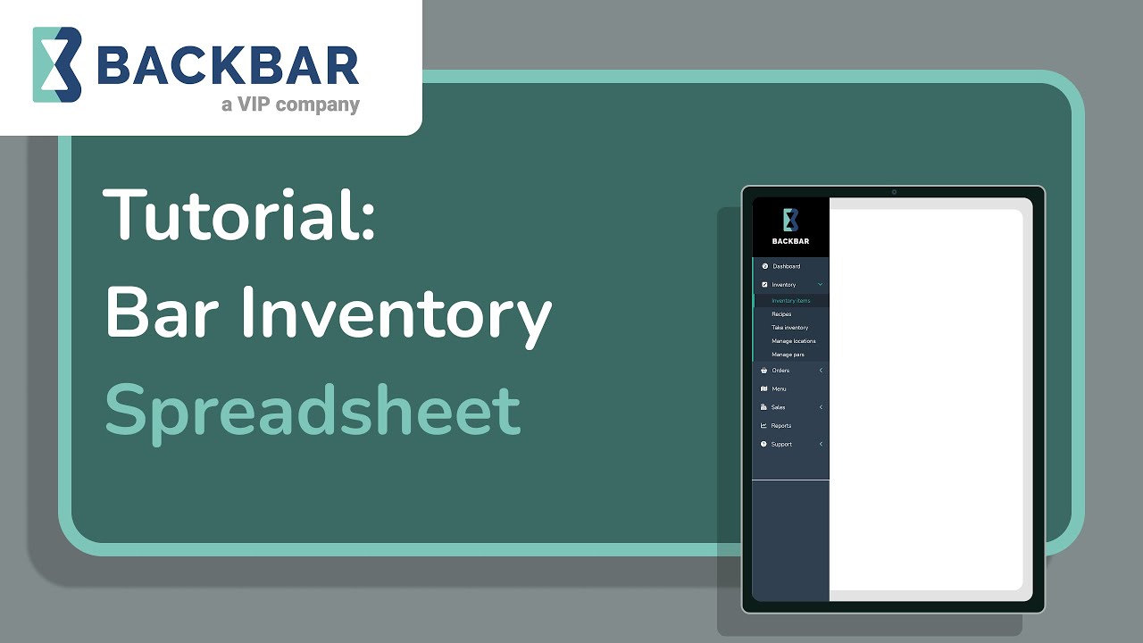 How to Set Up a Bar Inventory Spreadsheet (The Right Way for 2025)