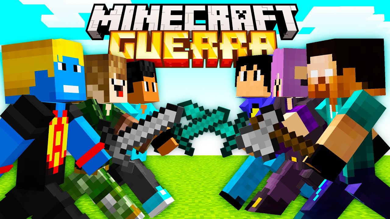 Nova Serie MINECRAFT GUERRA depois de 10 ANOS com YOUTUBERS