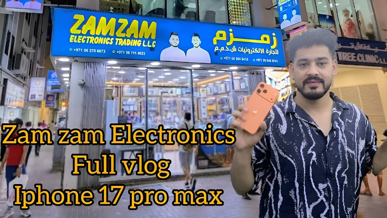 Brand new Iphone 17 pro max Bought From ZamZam electronics #zamzamelectronics #iphone17promax #Dubai