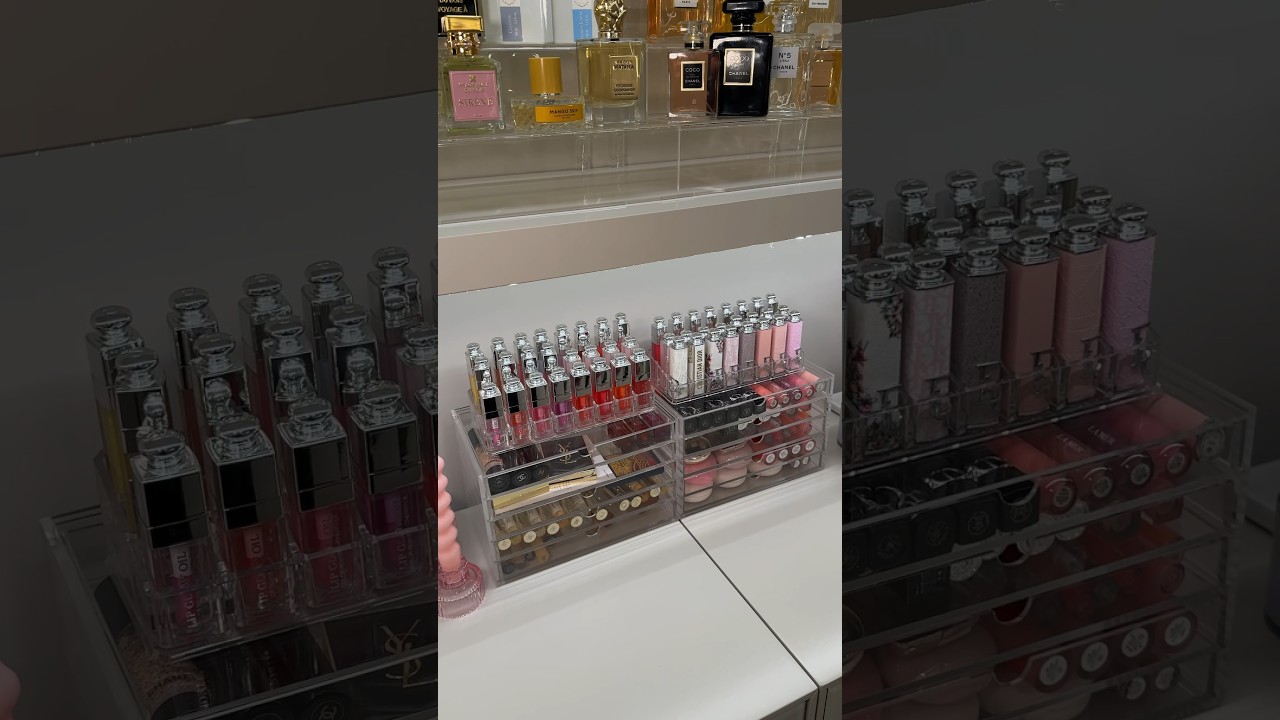 organize my Dior Lip collection with me #dioraddict #diorbeauty #diormakeup #organizewithme