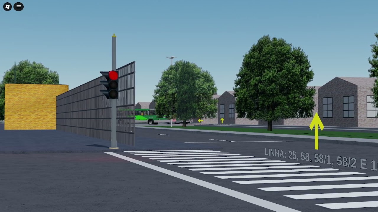 2411 saindo do Terminal Santo Antônio, em Sorocaba SP - ROBLOX