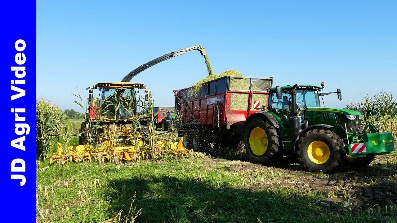 Mais 2021 | New Holland FR550 + 4x John Deere | Timmerman Staphorst | Mais Silage | Mais Hakselen