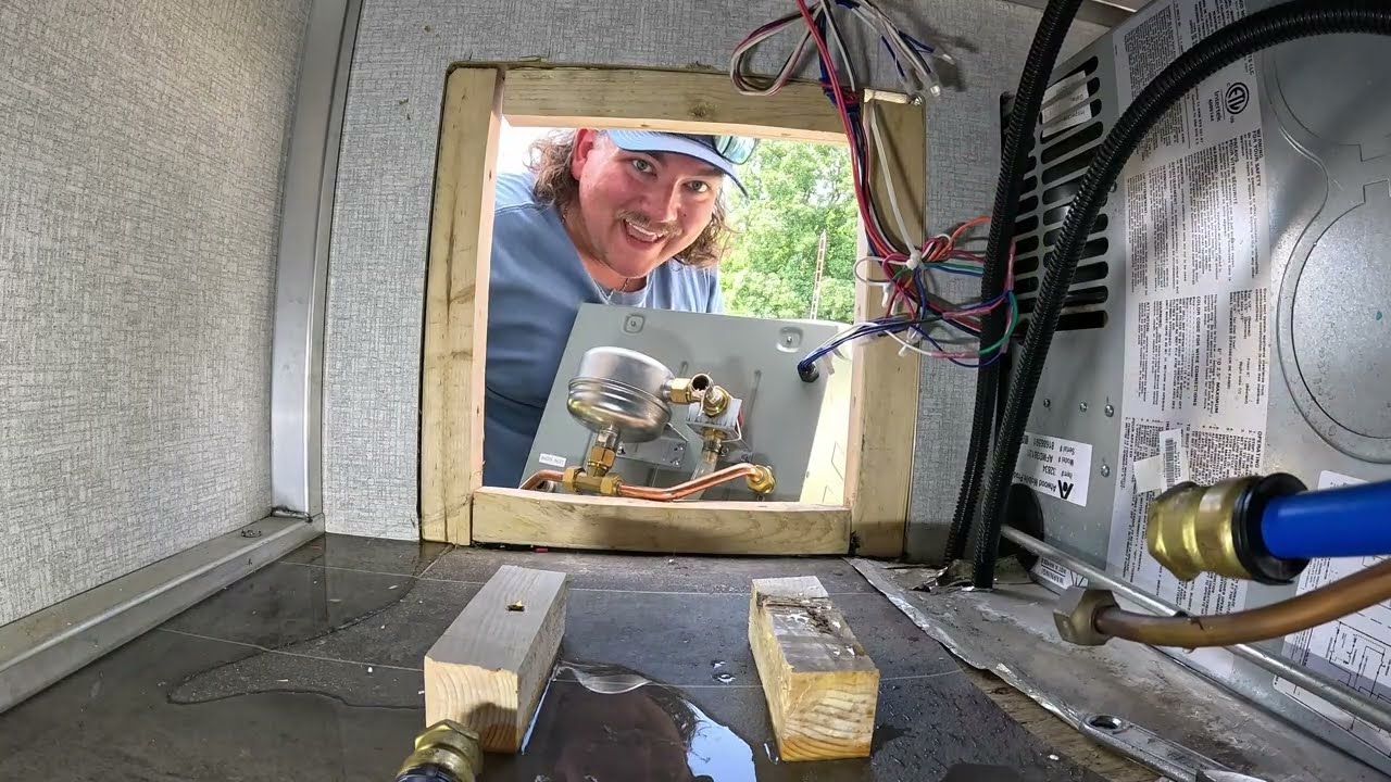Our Water Heater Quit! | Ranein Tankless RV Water Heater Installation
