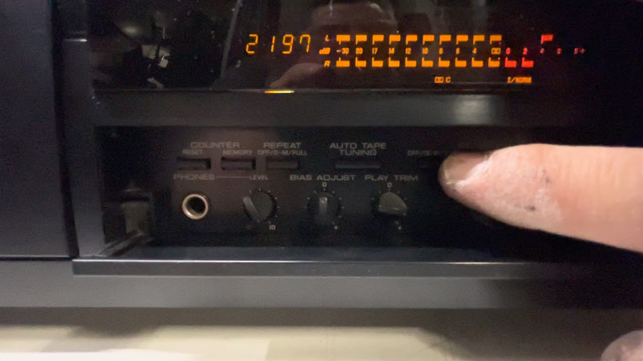 Restauration Yamaha Platine Cassette KX580 Sp&eacute;cial &Eacute;dition