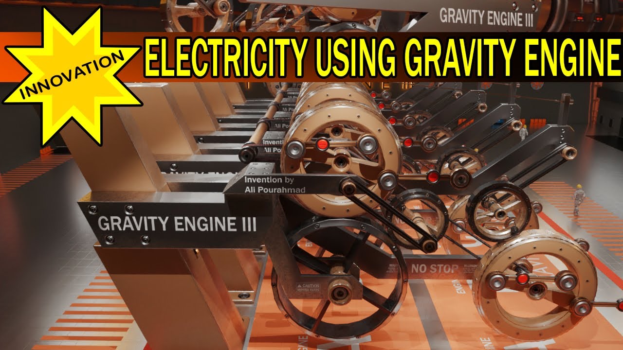 Generating Electricity Using Principles of Physics & Gravity - Power Plant - Free Energy - Invention