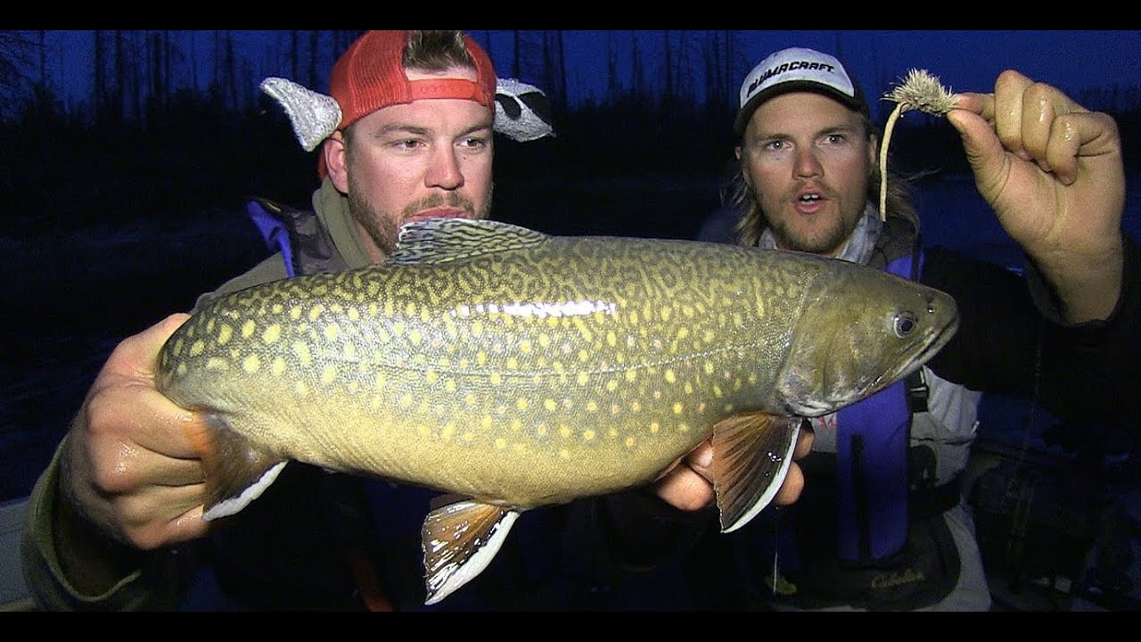 Hot Mouse Bite for Coaster Brook Trout in Northern Manitoba