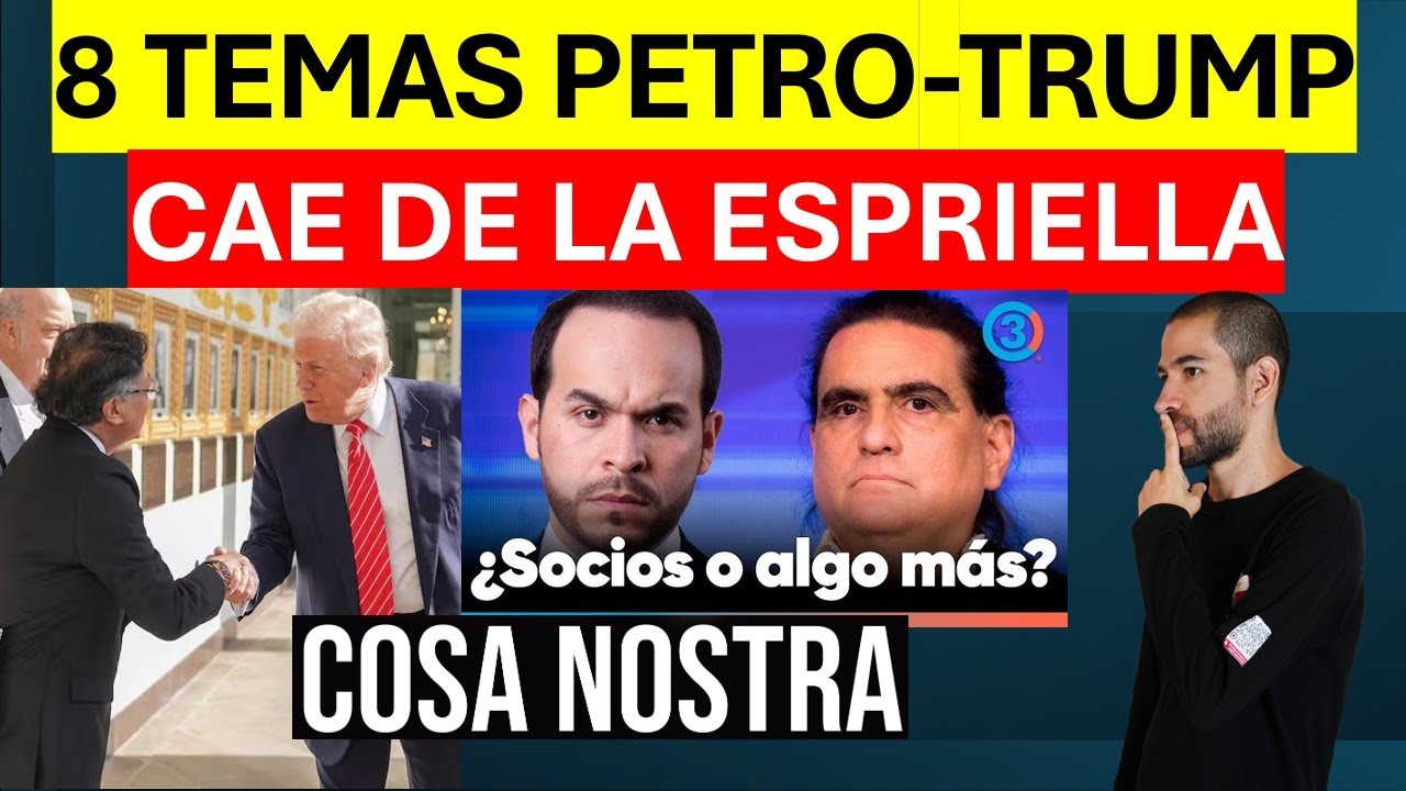 FBI PODRÍA CAPTURAR A URIBISTA DE LA ESPRIELLA: CAYÓ SAAB. 8 TEMAS DE LOS QUE HABLARON PETRO Y TRUMP