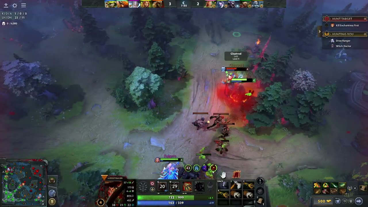 Lifestealer FREEZING The Lane