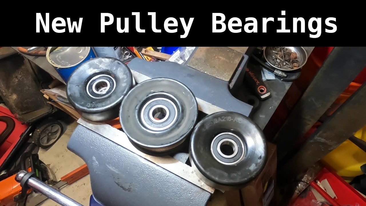 Idler Pulley and Belt Tensioner Pulley Bearing Replacements