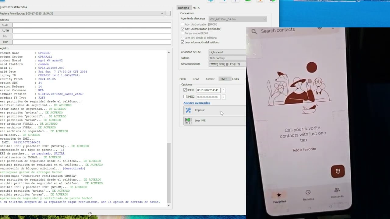 MDM Reno 12F 5G cph2637 e IMEI Fix