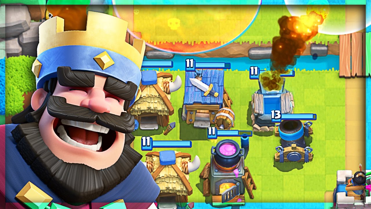 ONLY SPELLS AND BUILDINGS in 2v2!? • Clash Royale