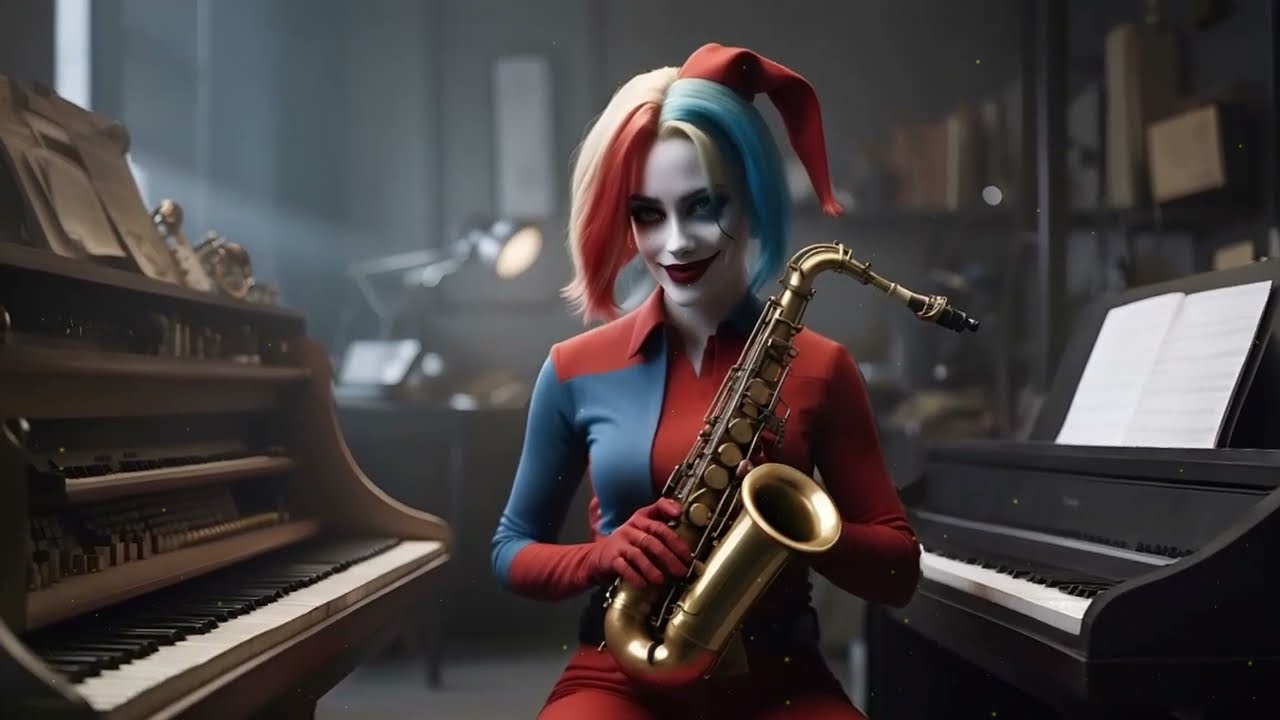 In 🎷Sax City HARLEY QUINN Is 🎼Musican| for Meditation and Unwinding 🌿- Take 1⌚5