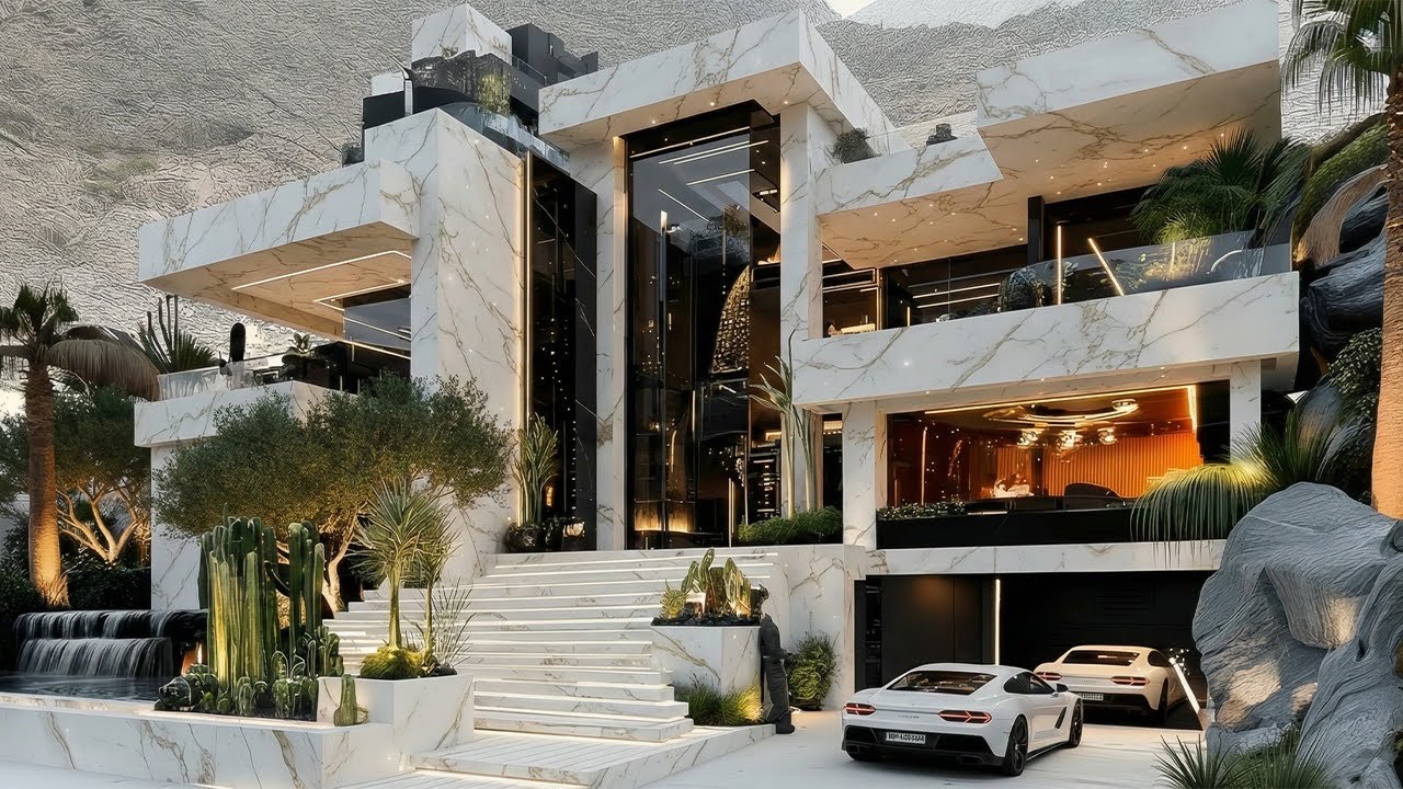 Luxurious and Exquisite Multimillion Dollar Modern Mega Mansion Design
