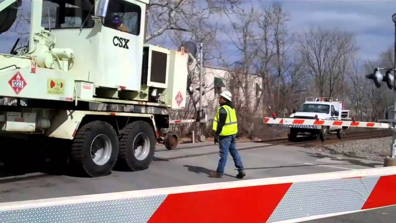 How to get a hi rail vehicle on track