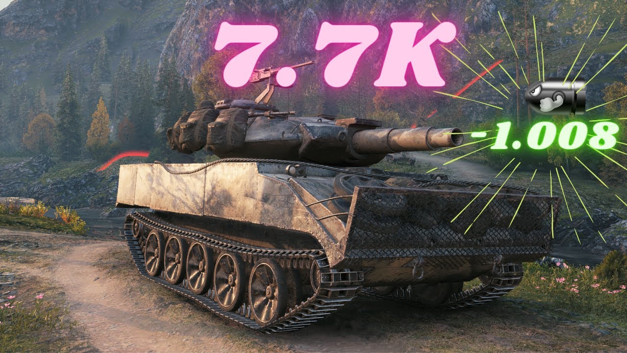 XM551 Sheridan  7.7K Damage - 1 shoot 1.008 dmg   World of Tanks ,WOT Replays