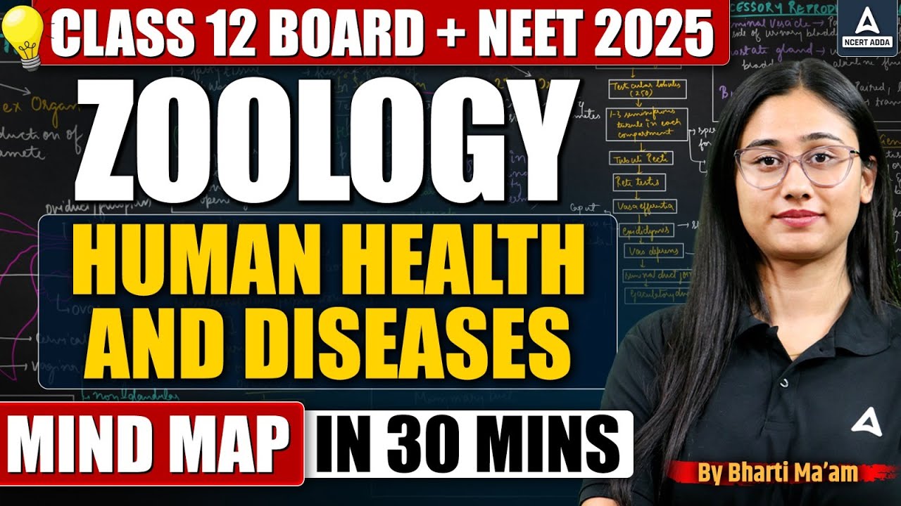 Human Health and Disease Class 12 One Shot | Class 12 Boards + NEET 2025 | Bharti Singh