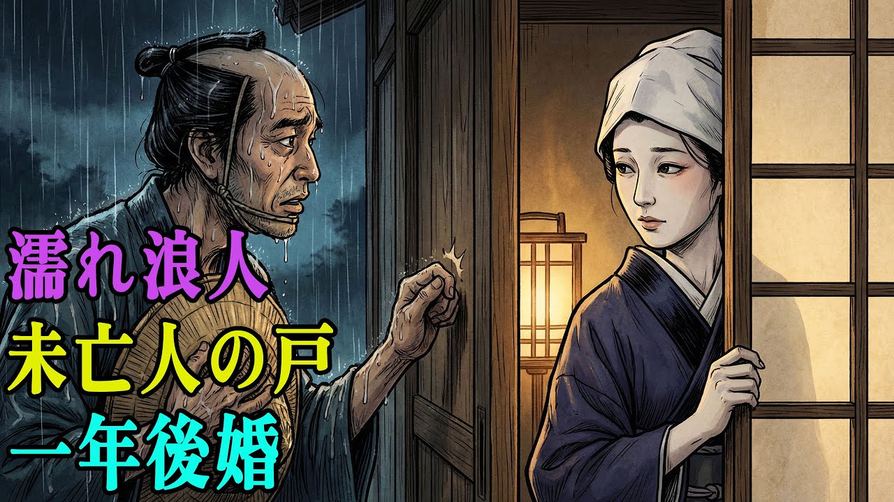 浪人が「未亡人の屋敷で一夜を過ごした」。一年後、役人となった男が戻って頭を下げた｜野談｜伝説｜昔話｜説話｜民話