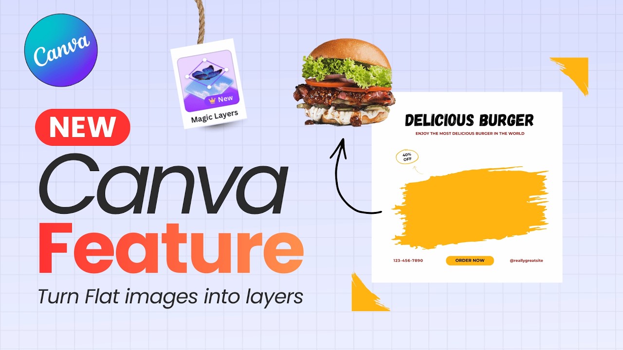 New Canva Feature Magic Layers | Turn Any Image Into Editable Layers