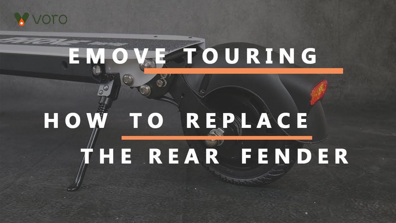 How To Replace Rear Fender - Emove Touring