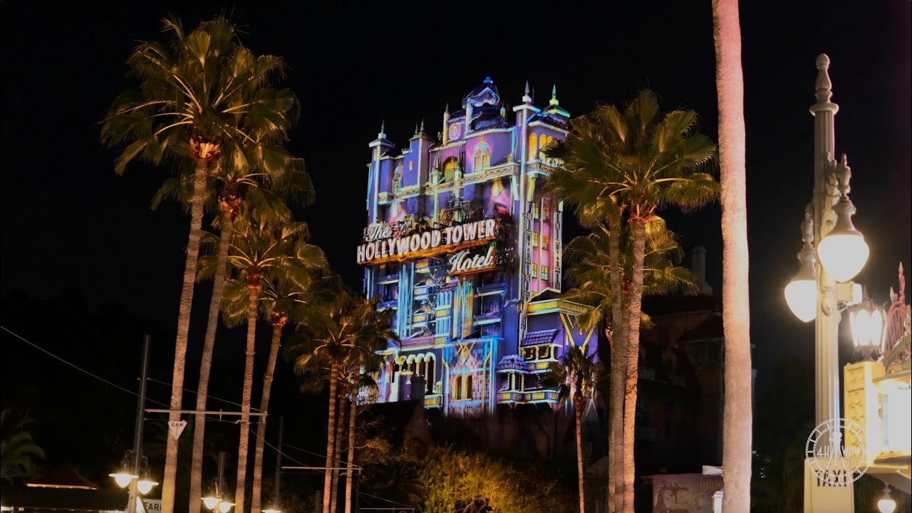 Disney's Hollywood Studios Night Walkthrough in 4K | Walt Disney World 50th Anniversary Florida 2021