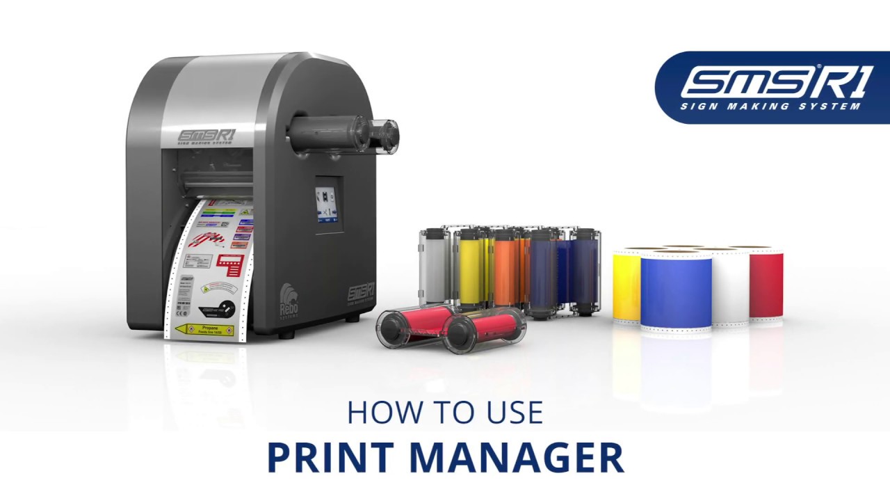 SMS-R1 | Explaining the print manager