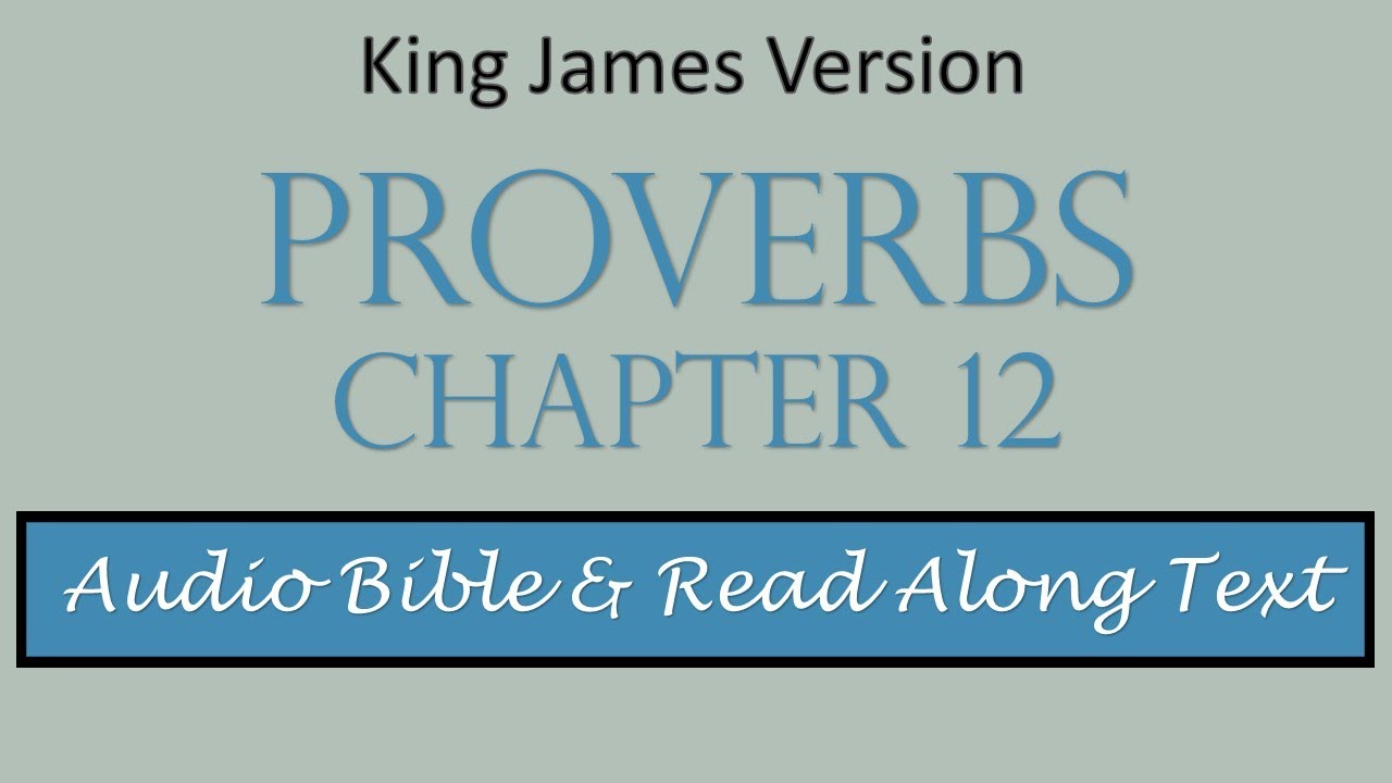 Proverbs 12 | KJV DRAMATIZED AUDIO BIBLE WITH TEXT