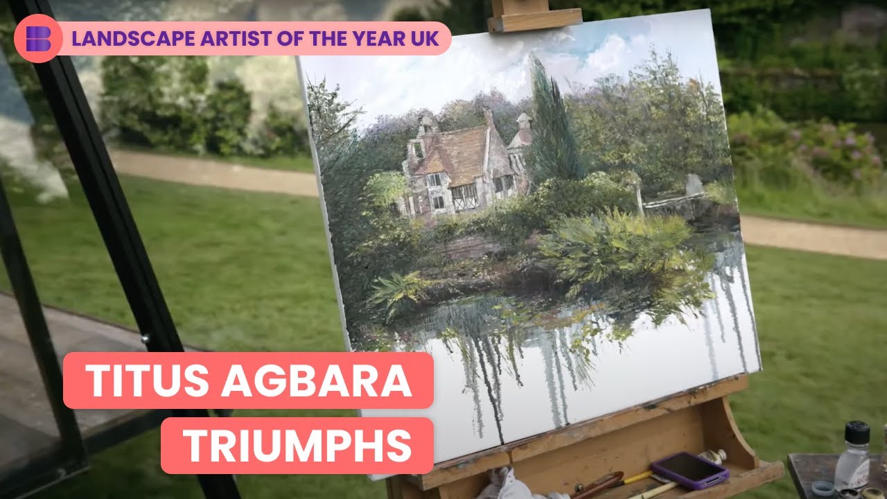 Титус Агбара побеждает в конкурсе Scotney Castle Challenge | Пейзажный художник года в Великобрит...
