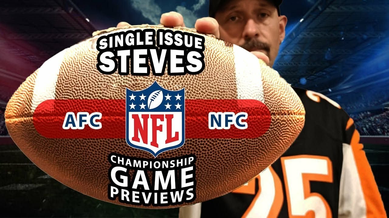 SINGLE ISSUE STEVES NFL (Championship Game Preview) 📱