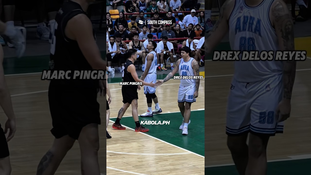 Marc Pingris vs. Drex Delos Reyes 💯💪 #Kabolaph #basketball #mpbl