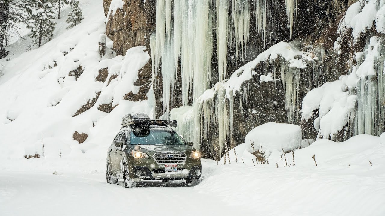 Solo Snow Storm Car Camping in Idaho + Wildlife Photography