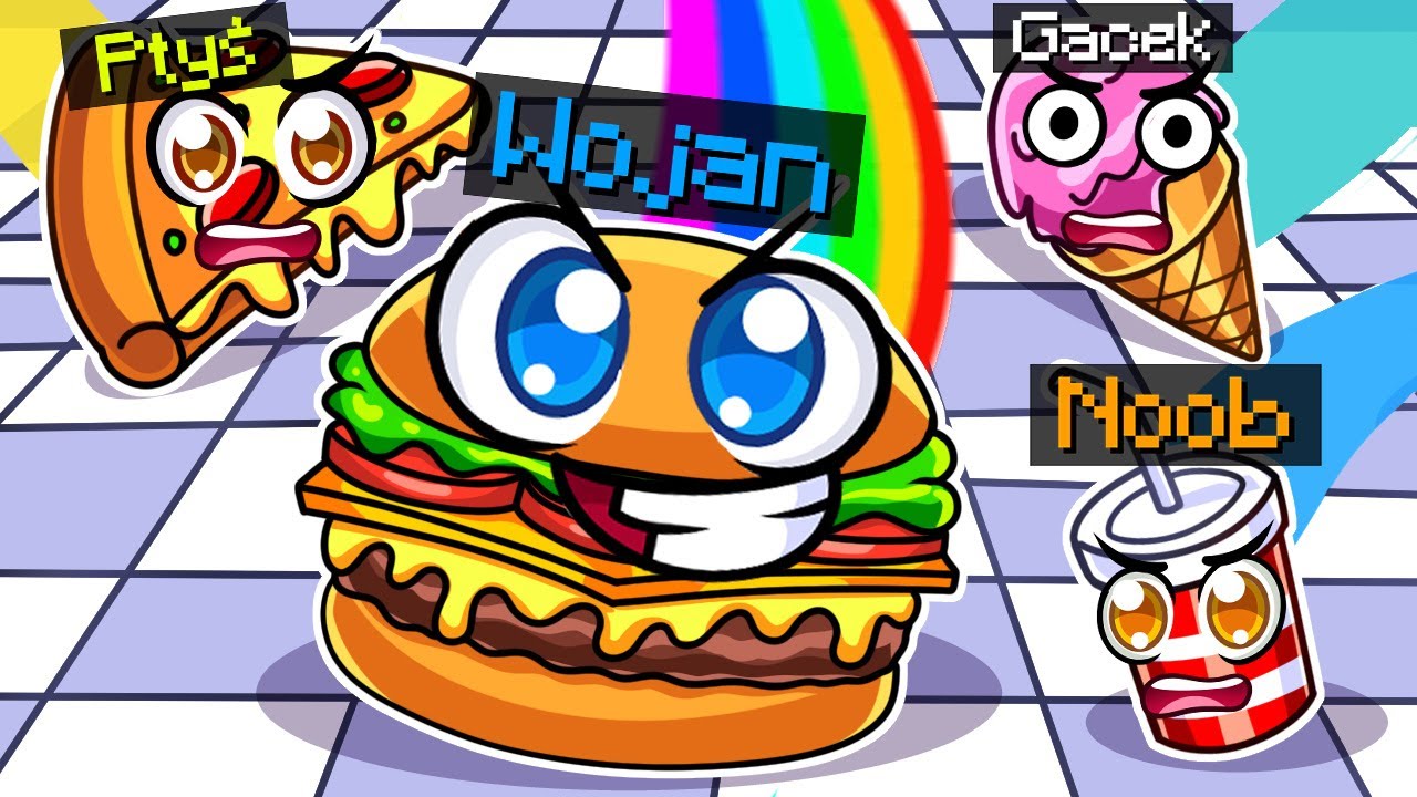 KTO BĘDZIE WIĘKSZYM BURGEREM w Roblox? 🍔🌭🍟🍕
