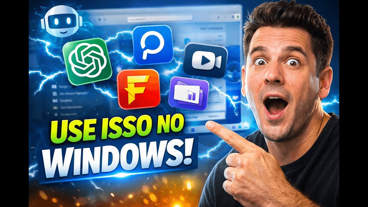 🚀 5 IAs que todo usuário de Windows deveria conhecer em 2026