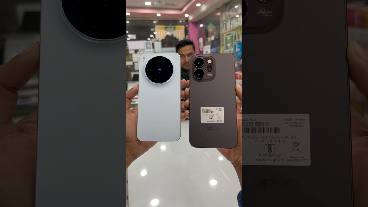 Oppo Reno 15 Pro Mini vs Vivo X300 Camera Test 