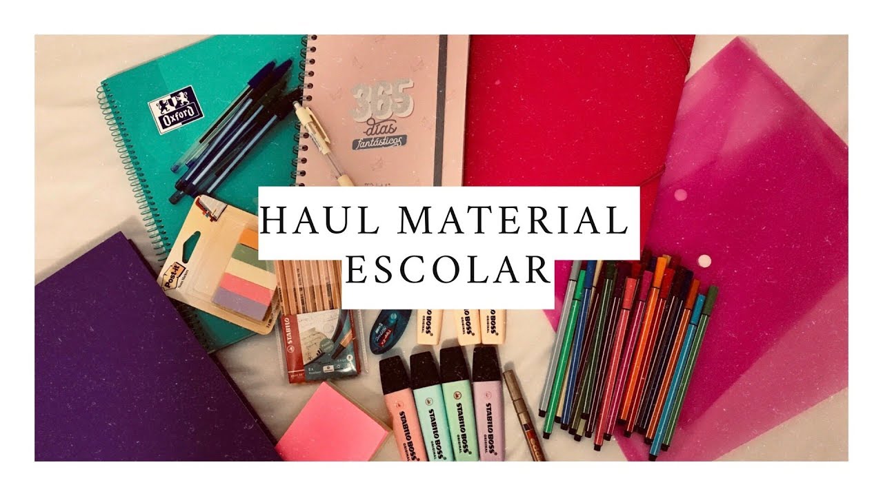 HAUL MATERIAL ESCOLAR 2019 📚 ll Nuria Sánchez
