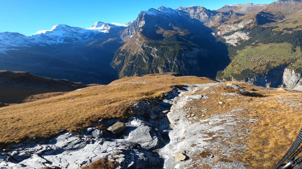 Speedflying in Lauterbrunnen, Switzerland - October 2021
