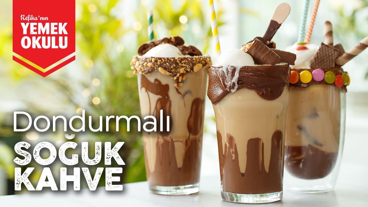 Dondurmalı ve Çikolatalı Soğuk Kahve Tarifleri 😋