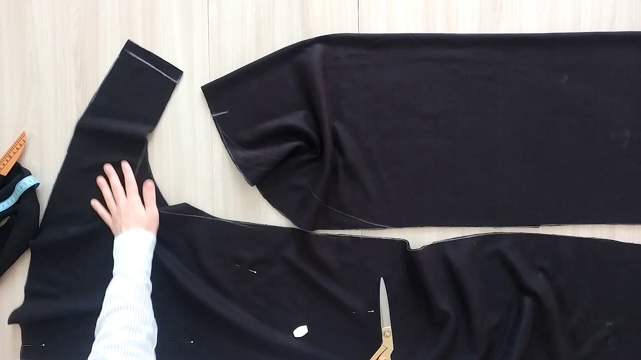 Как сшить абаю без выкройки / How to sew simple abaya