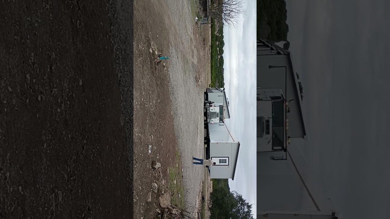 Our house is here!!!!! Tomorrow they will put it together!!!!!!!