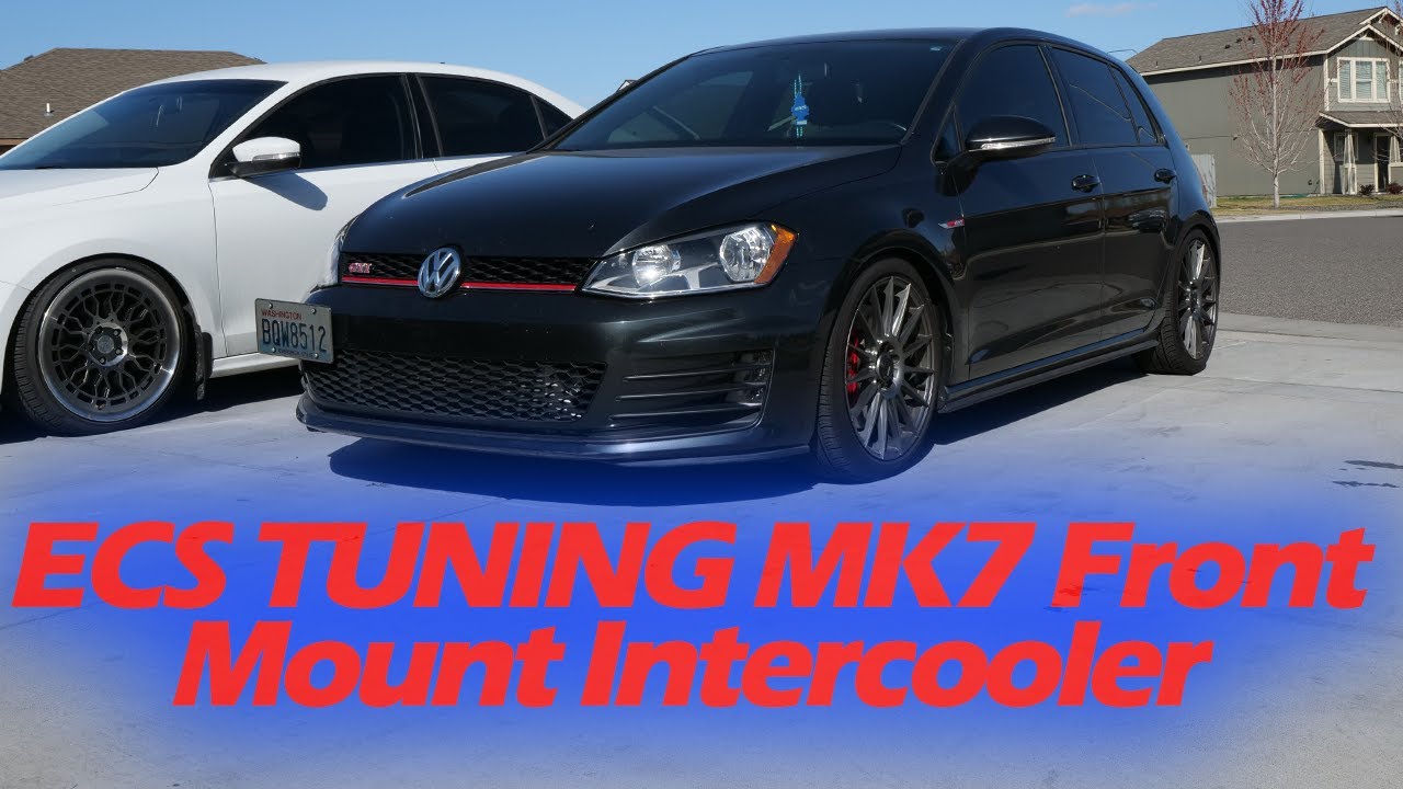 ECS TUNING MK7 GTI Front Mount Intercooler INSTALL