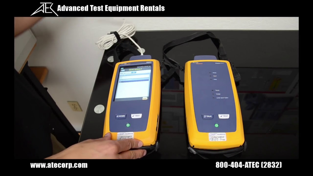Как пользоваться Fluke Versiv Series Кабельным анализатором  DSX 5000