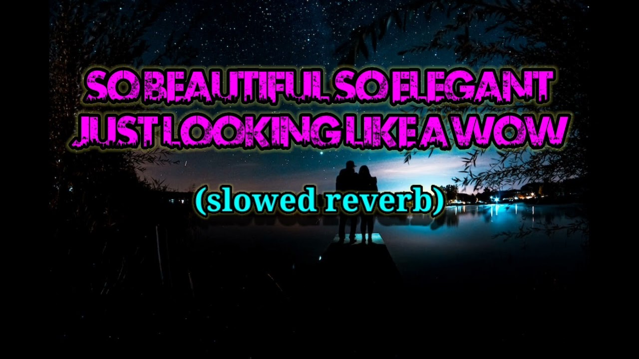 so beautiful so elegant just looking like a wow slowed reverb song lyrics lofi song