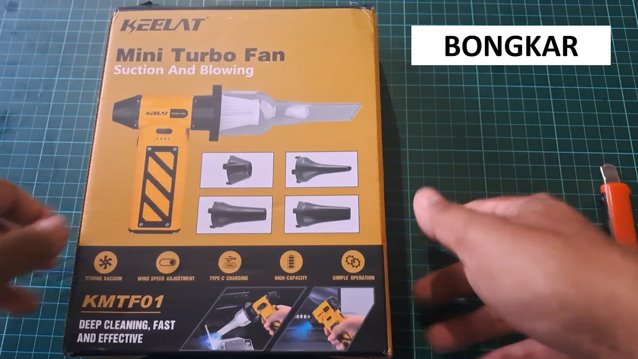 Keelat Mini Turbo Fan   Bongkar