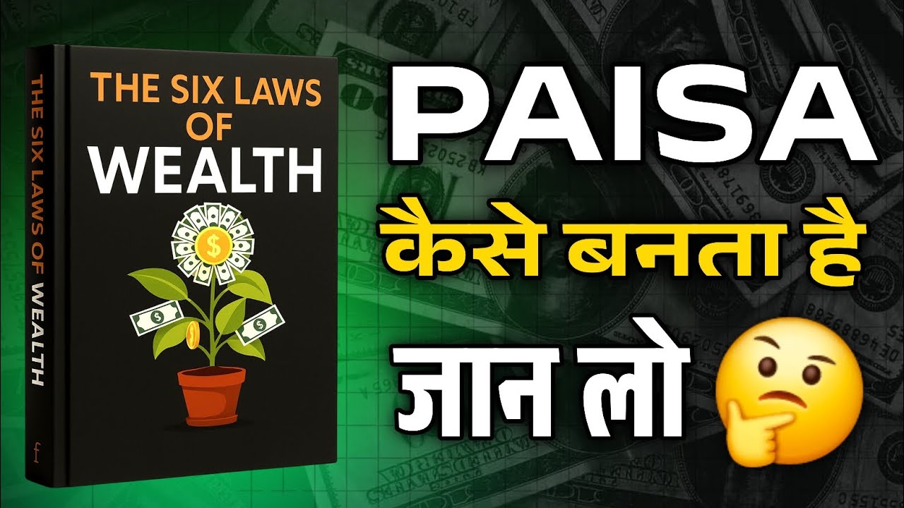 The Six Laws Of Wealth 🤑 | financial freedom | book summary in hindi 
