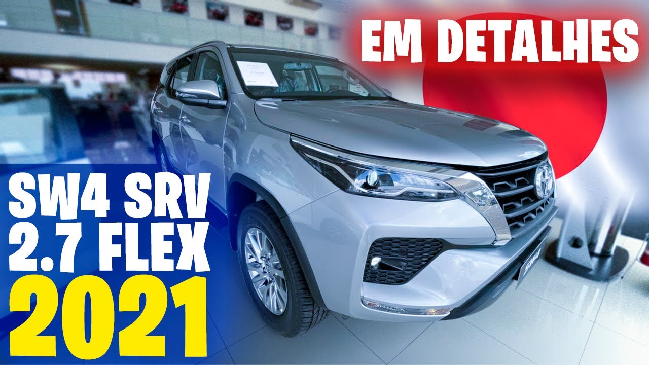 TOYOTA SW4 2021 SRV 2.7 FLEX - CARRO DE 7 LUGARES PARA TODA A FAMÍLIA! #TOYOTA #SW4 FLEX #SUV
